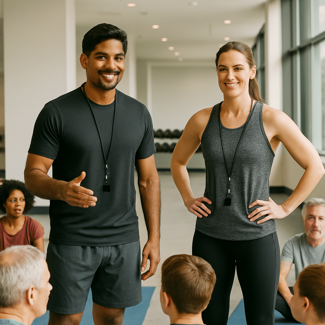 WMV 2025-3-31 coaching photo A two coach team artfully coaches a small group on theory.