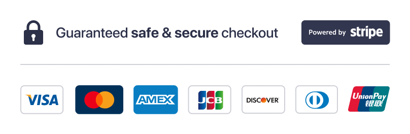 safe and secure checkout